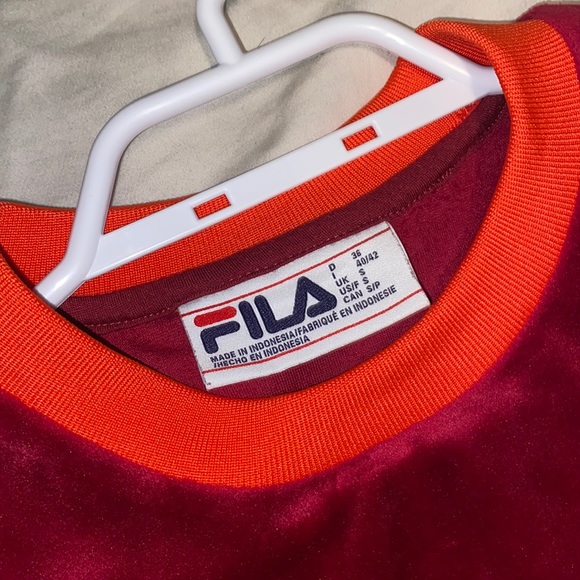 FILA Velour Crop Top - Picture 5 of 5